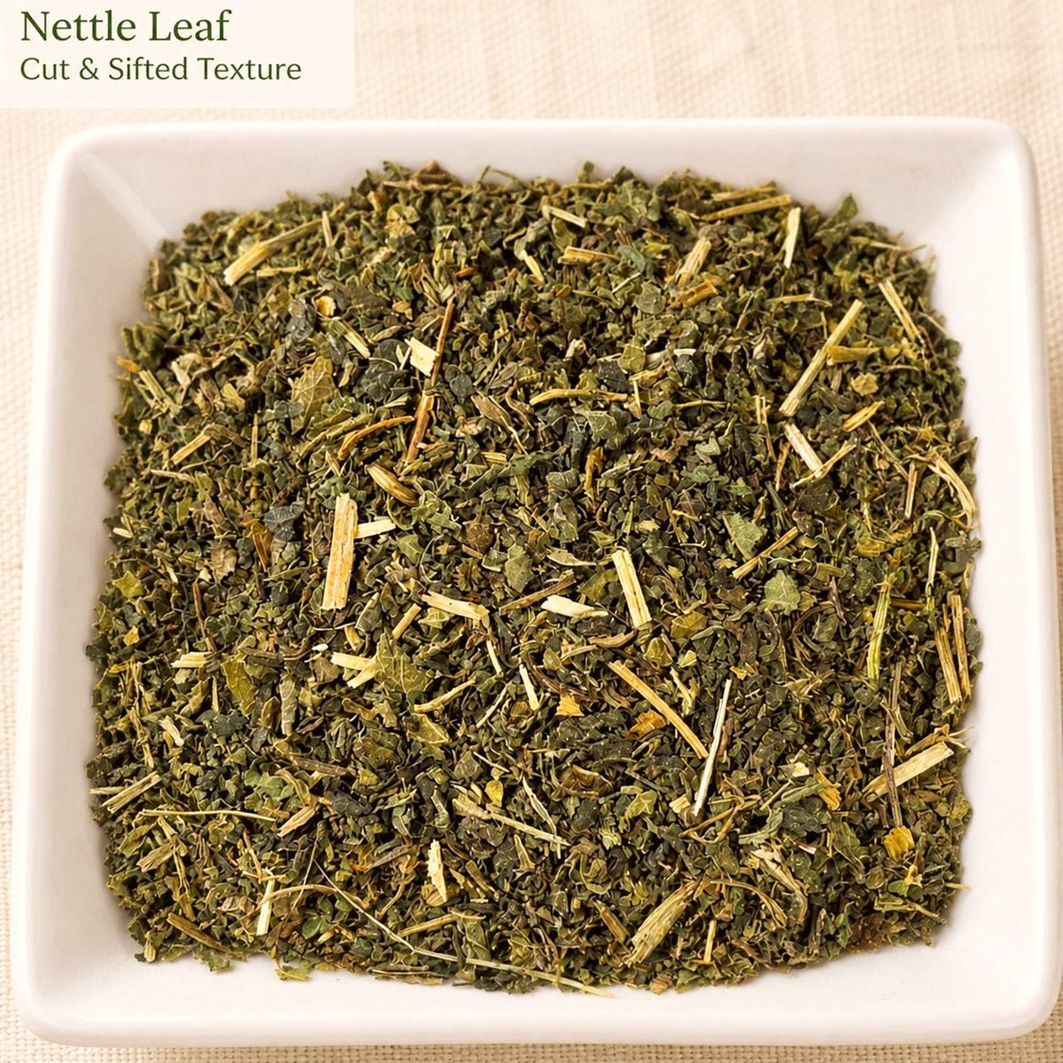 Nettle Leaf | Urtica dioica | Cut & Sifted | Herbal Tea Ingredient | Wild Crafted