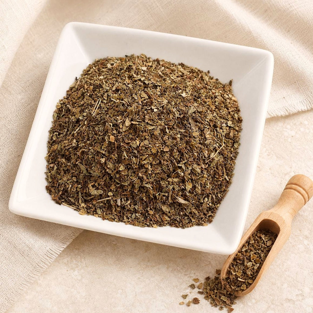 Krishna Tulsi (Holy Basil) | Ocimum tenuiflorum | Cut & Sifted Herbal Tea | Wild Crafted