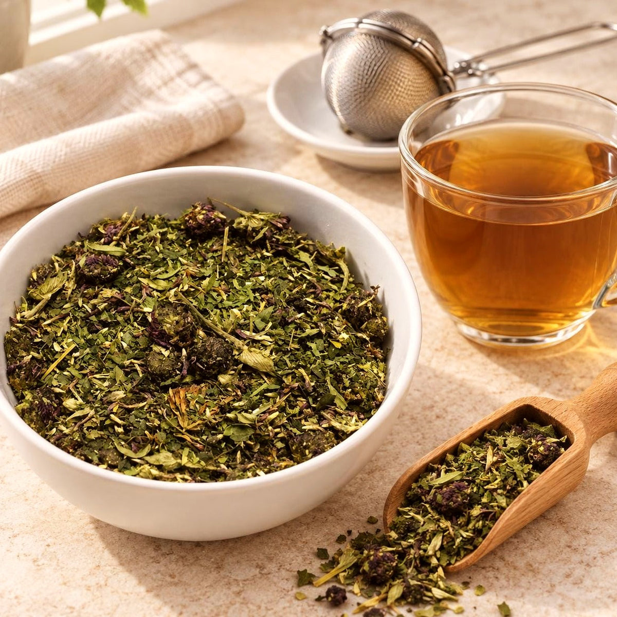 Ritual Wellness Herbal Tea Blend | Elderberry, Nettle, Red Clover, Sage, Ginger