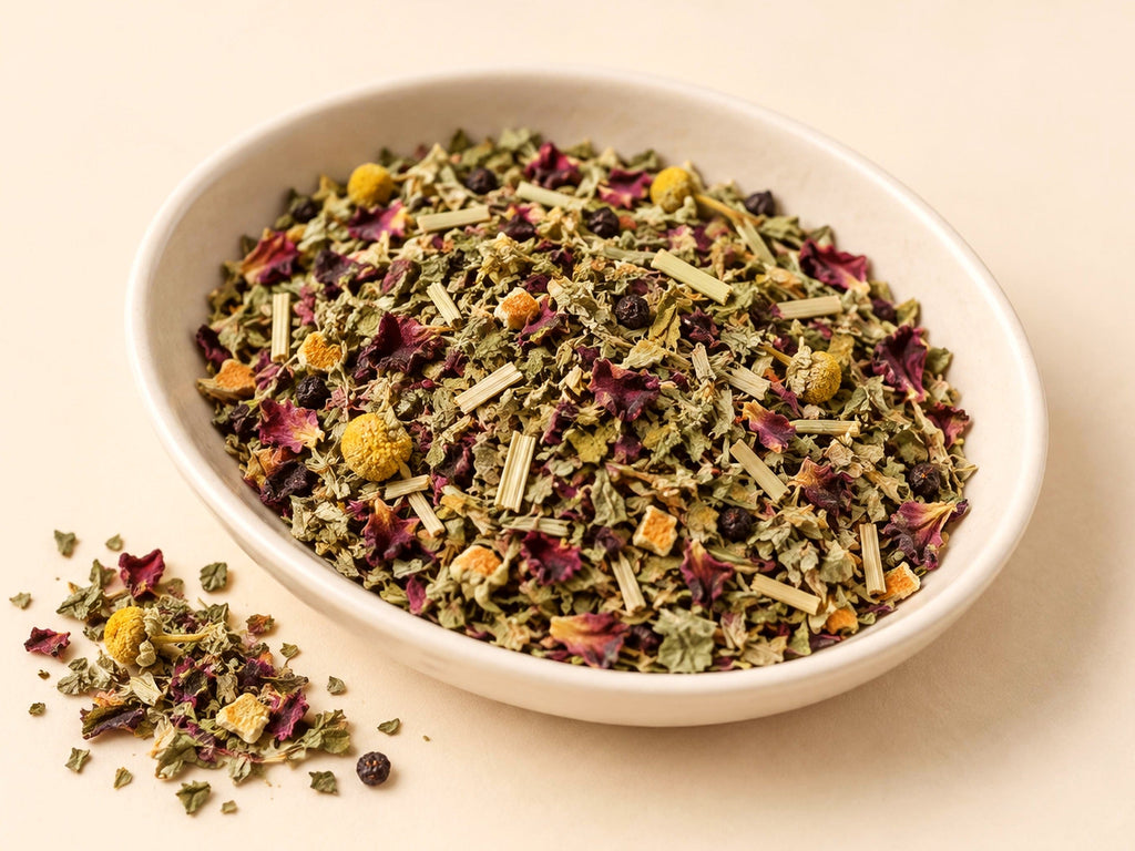 Lazy Daze Herbal Tea | Spearmint, Chamomile, Lemongrass Loose Leaf Blend