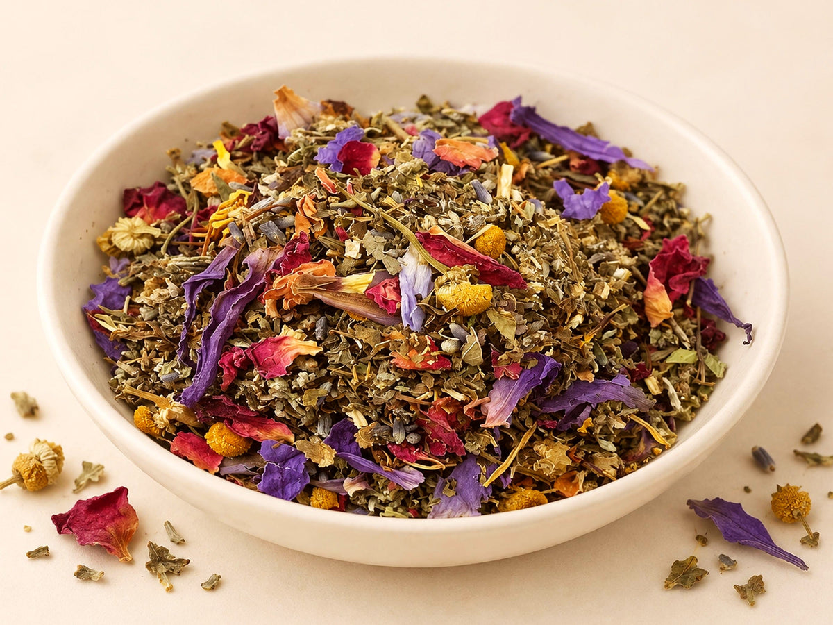 Elysian Fields Herbal Tea | Blue Lotus | Botanicals | Loose Leaf Blend