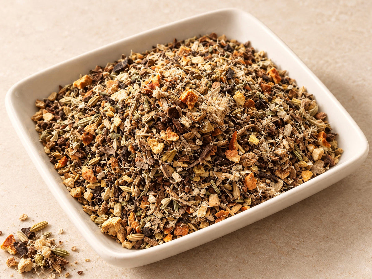 Warm Winter Herbal Tea | Licorice, Marshmallow, Echinacea | Caffeine Free | Loose Leaf Blend | Wild Crafted
