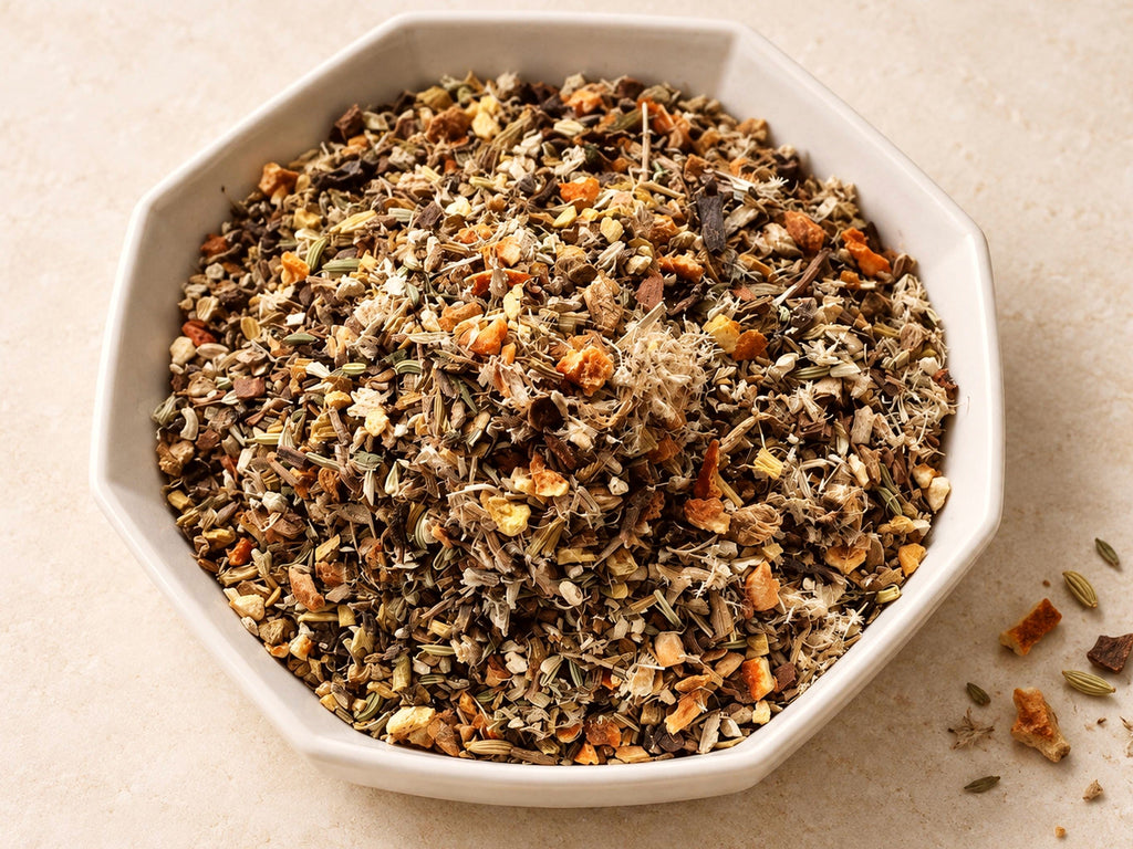 Warm Winter Herbal Tea | Licorice, Marshmallow, Echinacea | Caffeine Free | Loose Leaf Blend | Wild Crafted