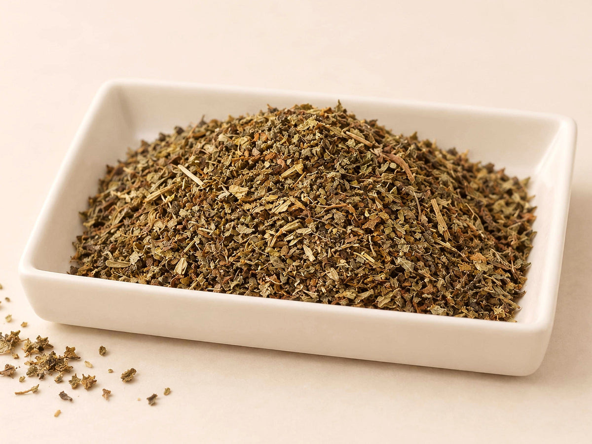 Lemon Balm Leaf | Melissa officinalis | Cut & Sifted Herbal Tea Ingredient | Wild Crafted
