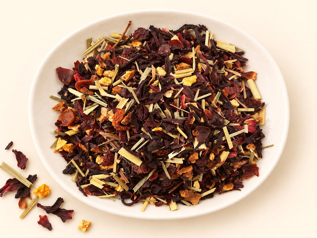 Hibiscus Heaven Tea | Tropical Citrus Flavor | Rosehips, Orange Peel, Lemon Pee| Loose Leaf Blend