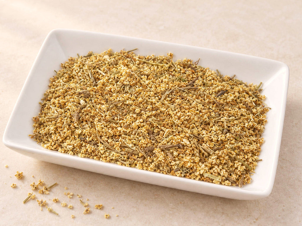 Elderflower | Sambucus nigra | Cut & Sifted Herbal Flowers | Wild Crafted