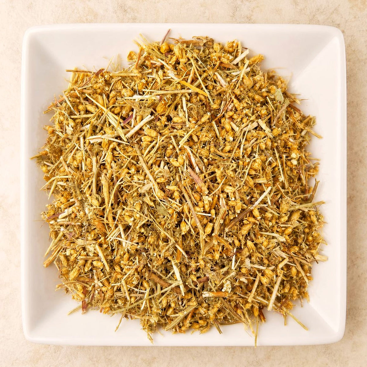 Yarrow Herb | Achillea millefolium | Cut & Sifted Leaves, Flowers, Stems | Wild Crafted