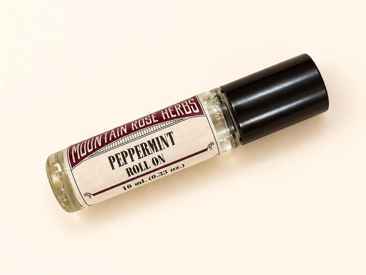 Peppermint Essential Oil Roll-On | Pre-Diluted Aromatherapy Blend | 10 mL