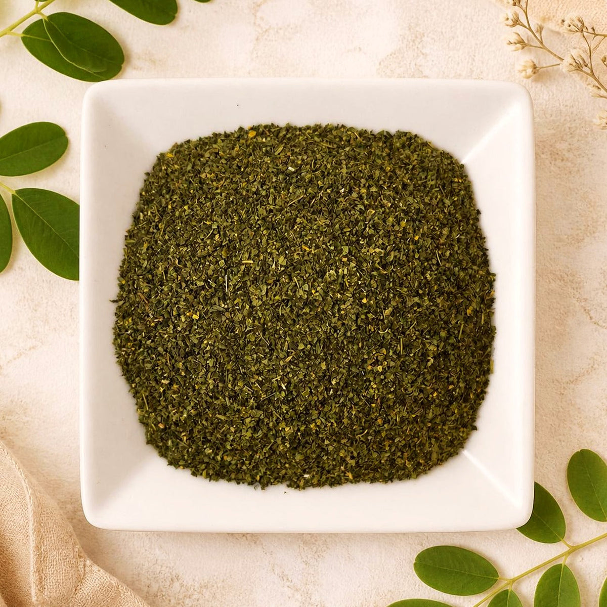 Moringa Leaf | Moringa oleifera | Cut & Sifted | Herbal Tea Ingredient | Wild Crafted