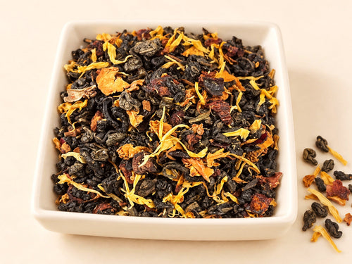 Apple Cinnamon Gunpowder Green Tea | Fall Mist | Loose Leaf Tea Blend