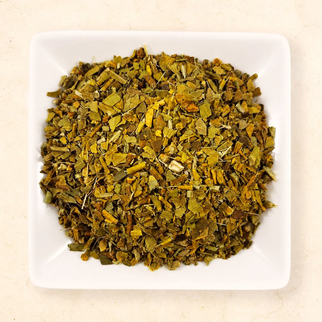 Mistletoe Leaf | Viscum album | Cut & Sifted Tea Herb | Wild Crafted