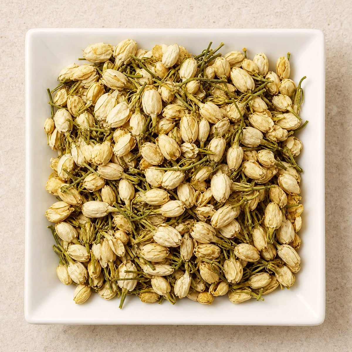 Jasmine Flowers | Jasminum officinale | Whole Dried Herbal Tea Flowers | Wild Crafted