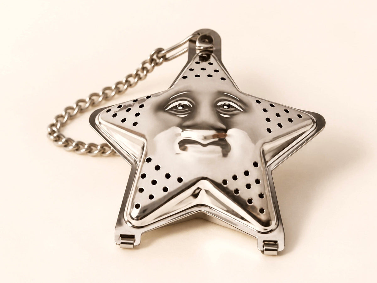Star Shaped Tea Strainer | Stainless Steel Mesh Infuser | Loose Leaf Tea