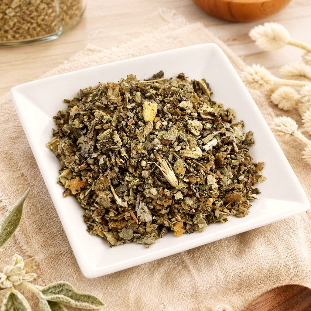 Mullein Leaf | Verbascum thapsus | Cut & Sifted Herbal Tea Ingredient | Wild Crafted