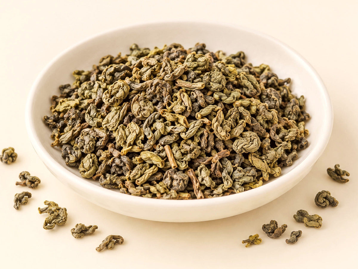 Gunpowder Green Tea | Camellia sinensis | Traditional Chinese Loose Leaf Tea