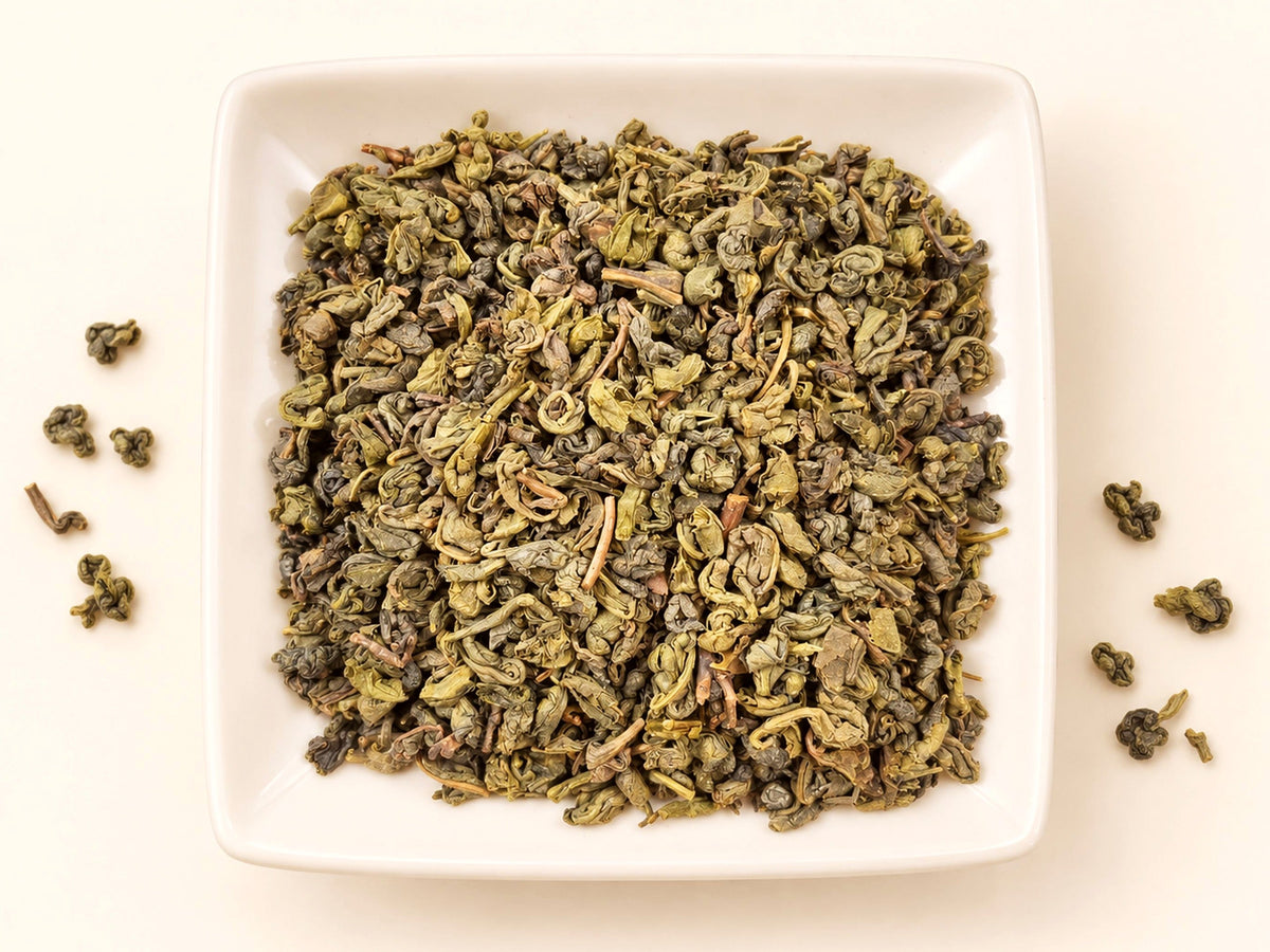Gunpowder Green Tea | Camellia sinensis | Traditional Chinese Loose Leaf Tea