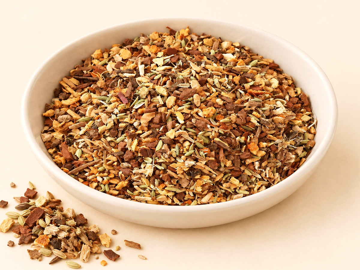 Forest Blend Herbal Tea | Wild Crafted Root & Spice| Fennel, Ginger, Cinnamon | Loose Leaf Tea