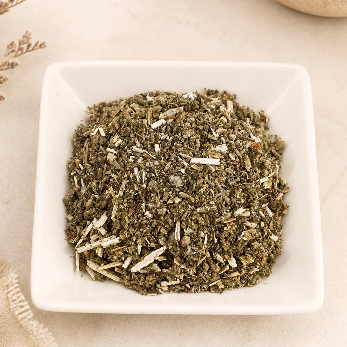 Horehound Herb | Marrubium vulgare | Wild Crafted Cut & Sifted Botanical | Herbal Tea Ingredient