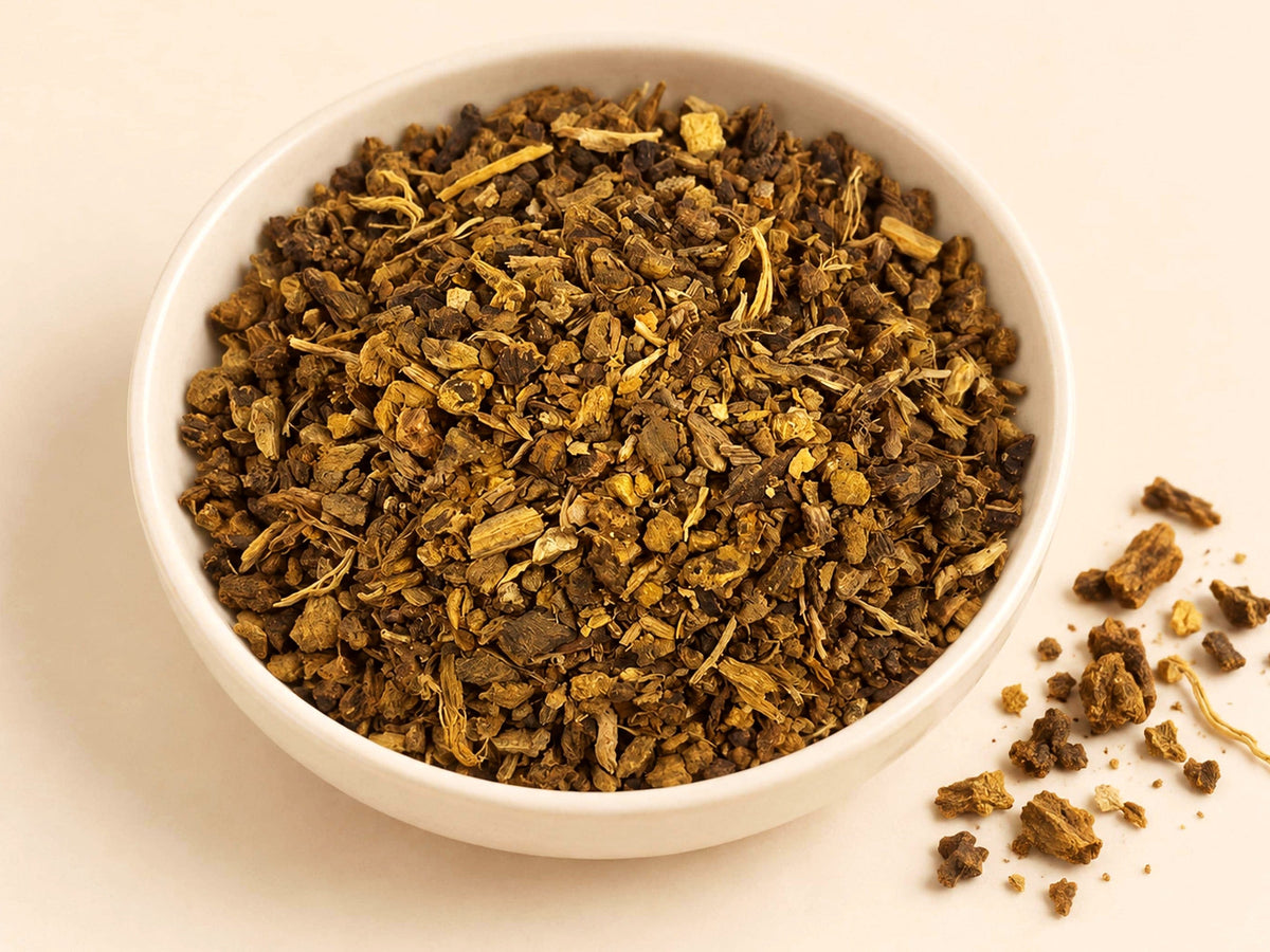 Yellow Dock Root | Rumex crispus | Cut & Sifted Herbal Tea Ingredient | Wild Crafted