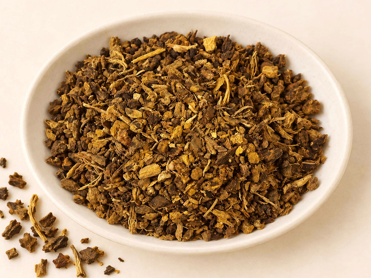 Yellow Dock Root | Rumex crispus | Cut & Sifted Herbal Tea Ingredient | Wild Crafted