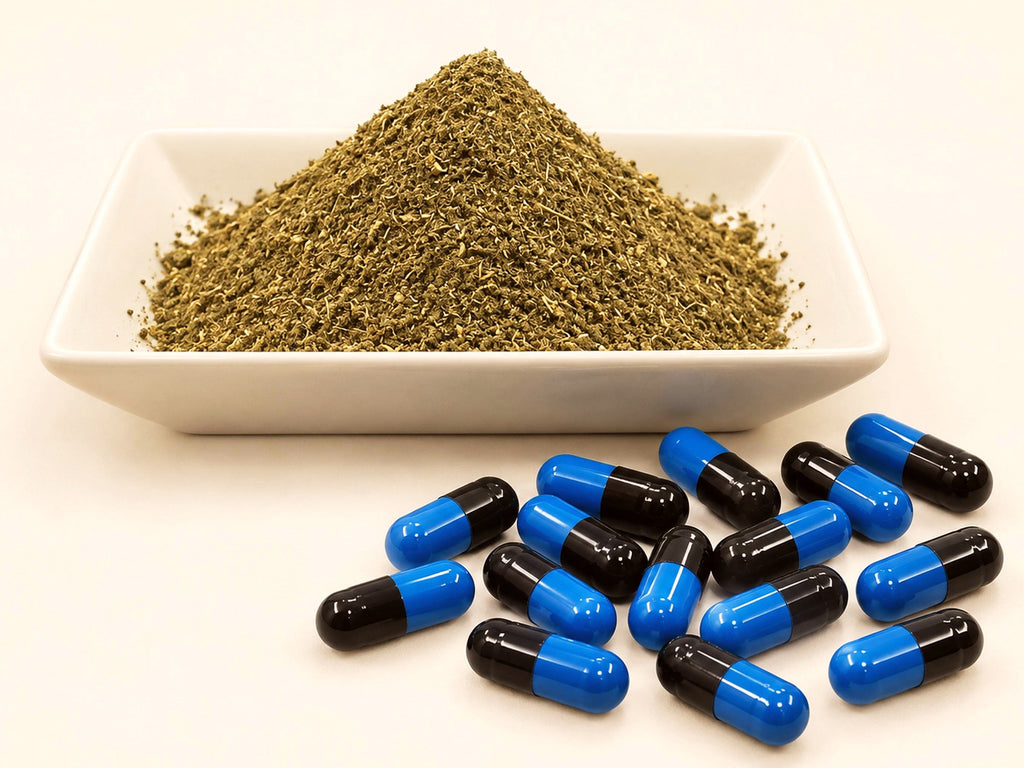 Kanna Powder Capsules | Sceletium tortuosum | 500mg Botanical Capsules | Wild Crafted