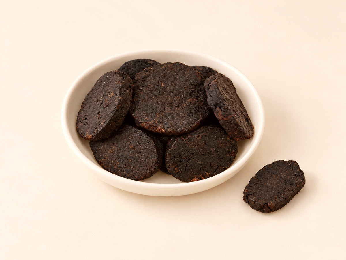 Cooked Rehmannia Root Slices | Rehmannia glutinosa | Shu Di Huang