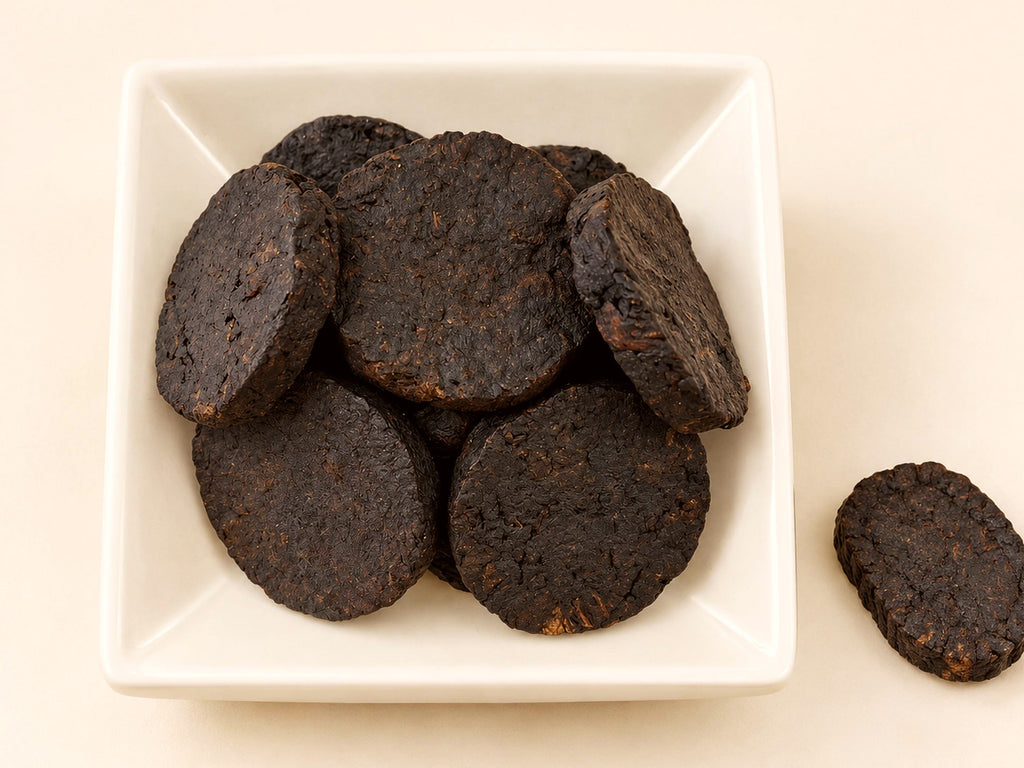 Cooked Rehmannia Root Slices | Rehmannia glutinosa | Shu Di Huang