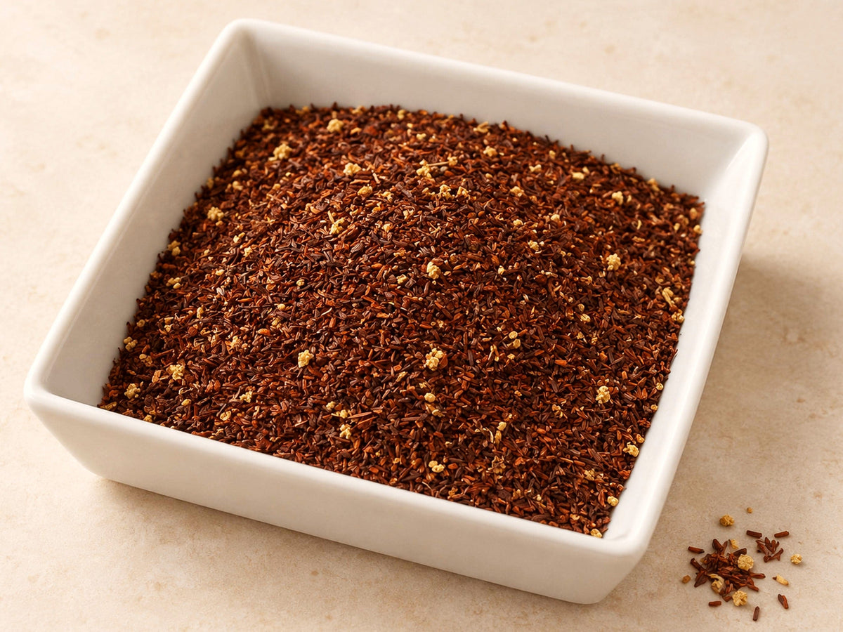Vanilla Rooibos Tea | Elder Flowers Loose Leaf Herbal Tea Blend | Caffeine Free