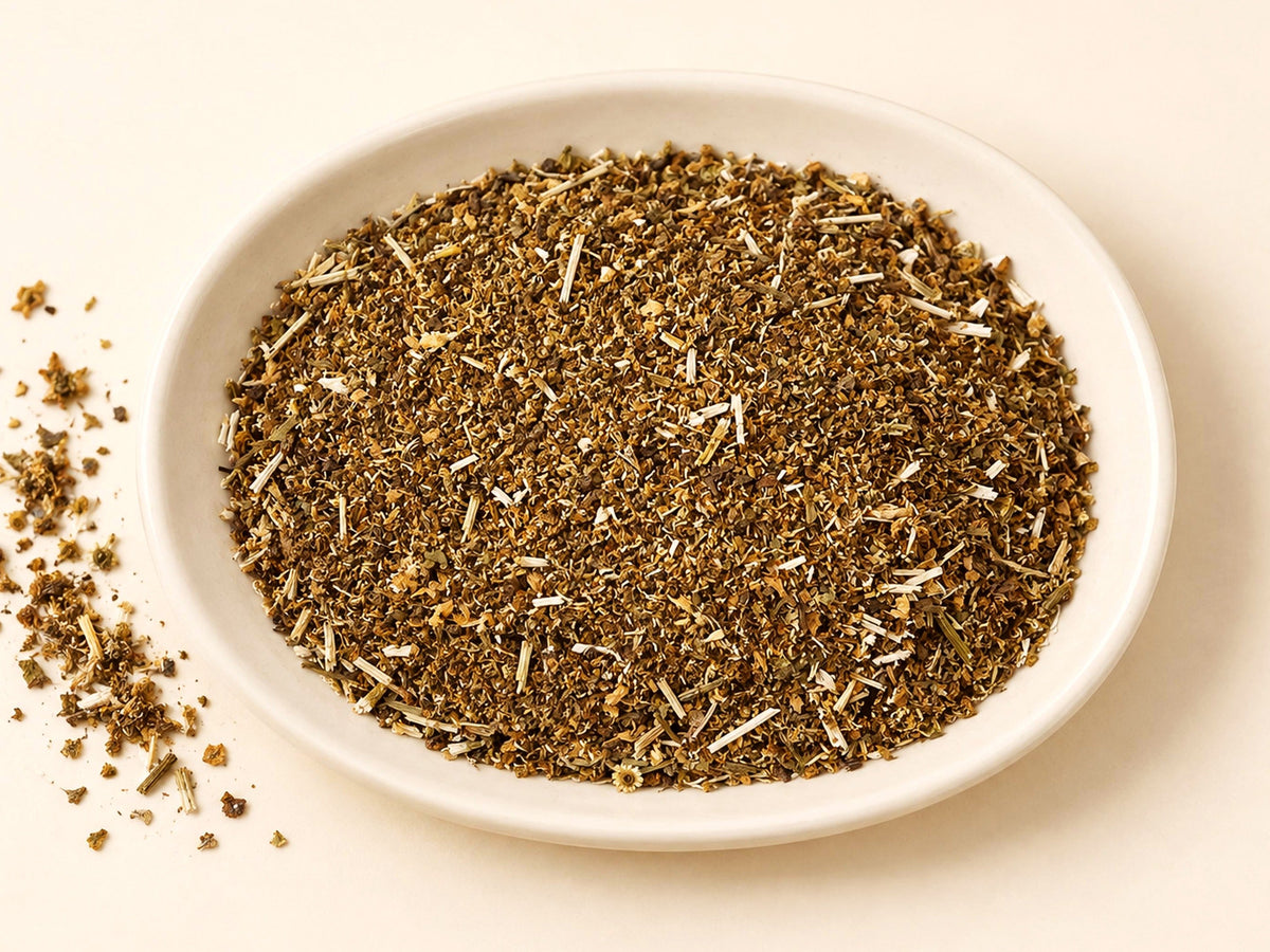 Feverfew Herb | Tanacetum parthenium | Cut & Sifted Botanical | Wild Crafted