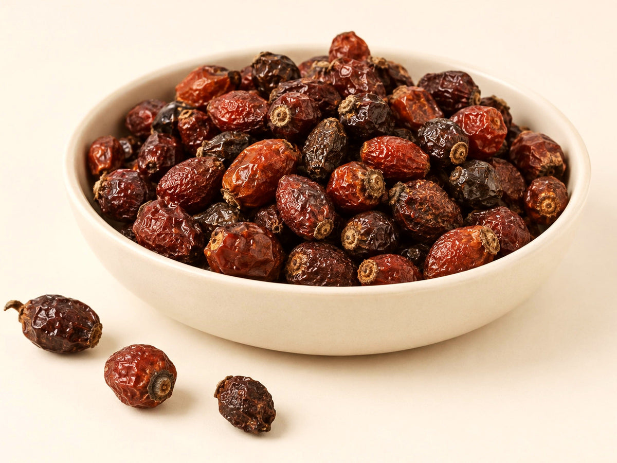 Rose Hips Whole | Rosa canina | Whole Dried Fruit | Botanical Tea Ingredient | Wild Crafted
