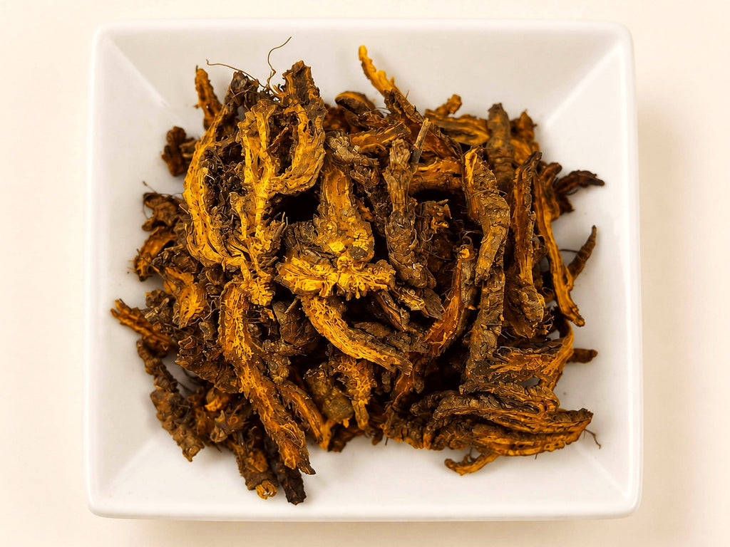 Coptis Root | Coptis chinensis | Sliced Botanical | Huang Lian | Wild Crafted