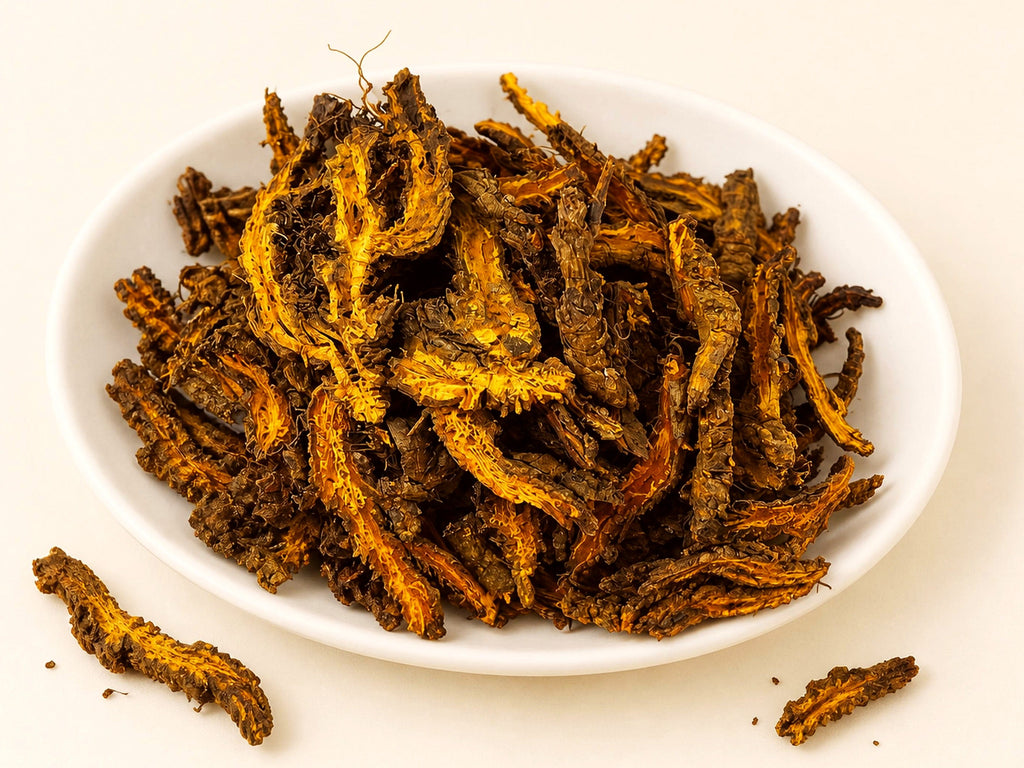 Coptis Root | Coptis chinensis | Sliced Botanical | Huang Lian | Wild Crafted