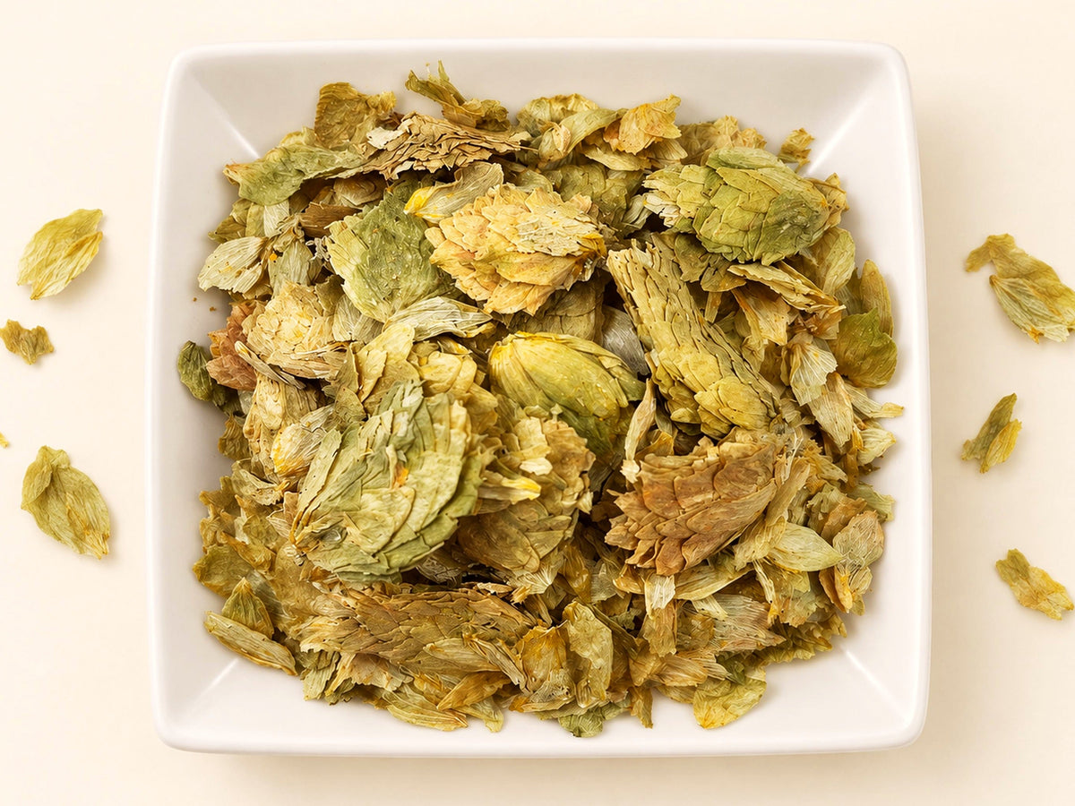 Whole Hops Flowers | Humulus lupulus | Pure Whole Flower Cones | Wild Crafted