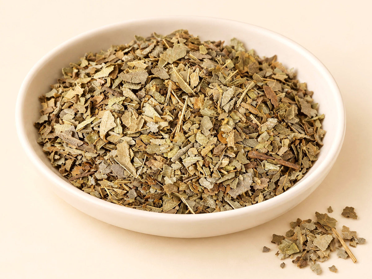 Boldo Leaf | Peumus boldus | Cut & Sifted Herbal Tea Ingredient | Wild Crafted