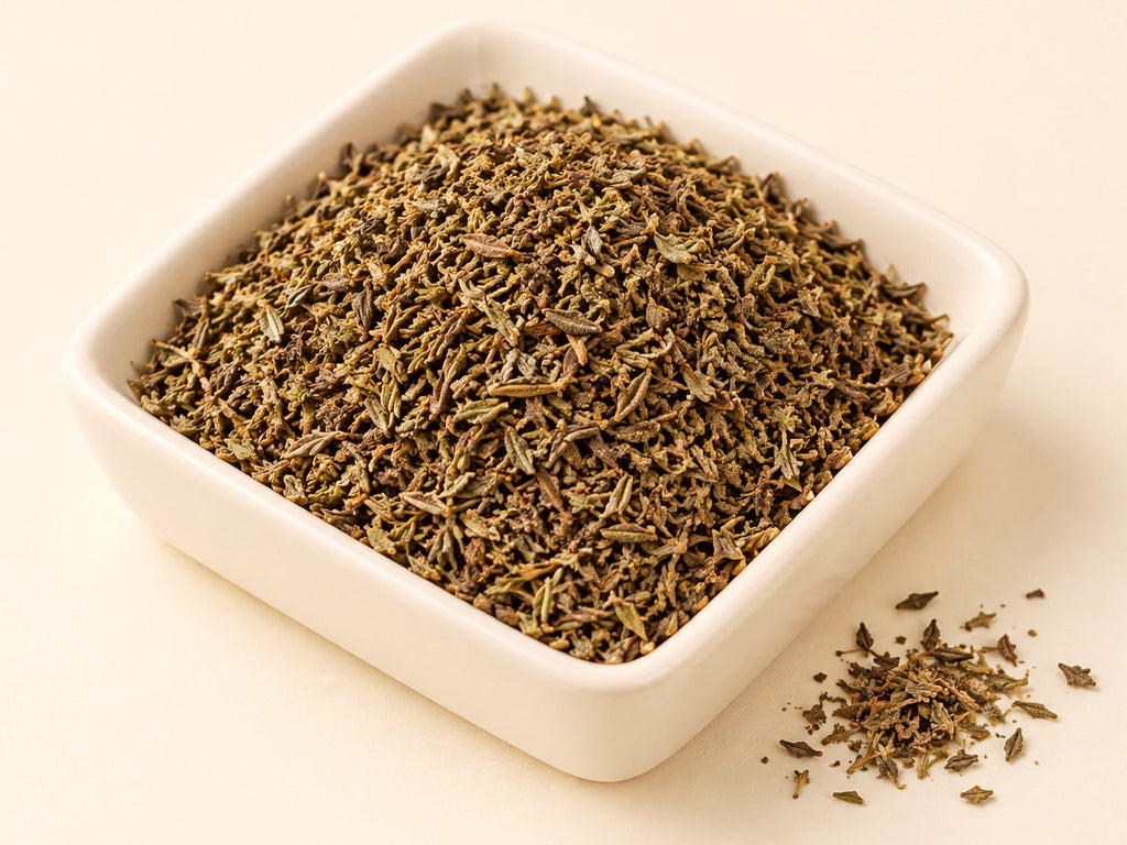 Thyme Leaf C/S | Thymus vulgaris | Culinary Herb | Cut & Sifted Herbal Botanical | Wild Crafted