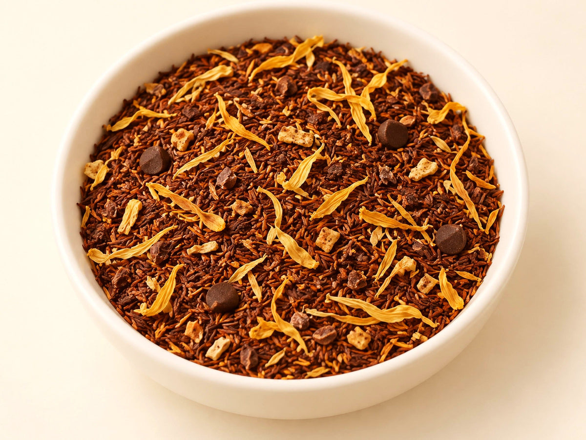 Chocolate Pecan Turtle Rooibos | Caffeine-Free | Loose Leaf Tea Blend