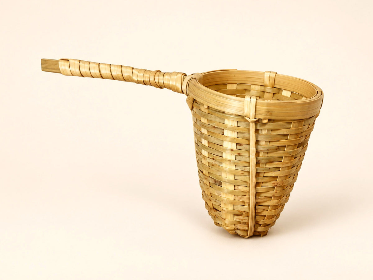 Natural Bamboo Tea Strainer | Loose Leaf Tea Infuser | Herbal Brew Basket