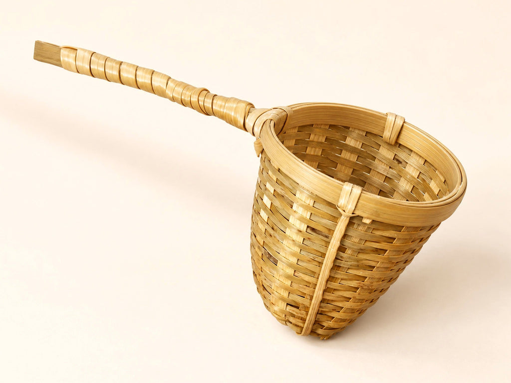 Natural Bamboo Tea Strainer | Loose Leaf Tea Infuser | Herbal Brew Basket