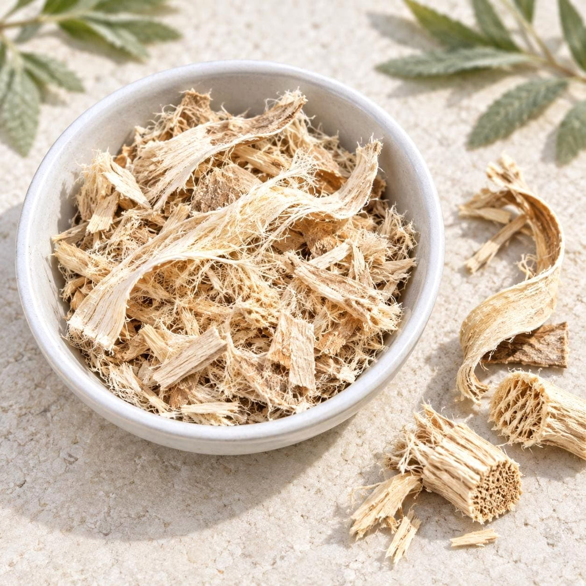 Slippery Elm Inner Bark | Rough Cut
