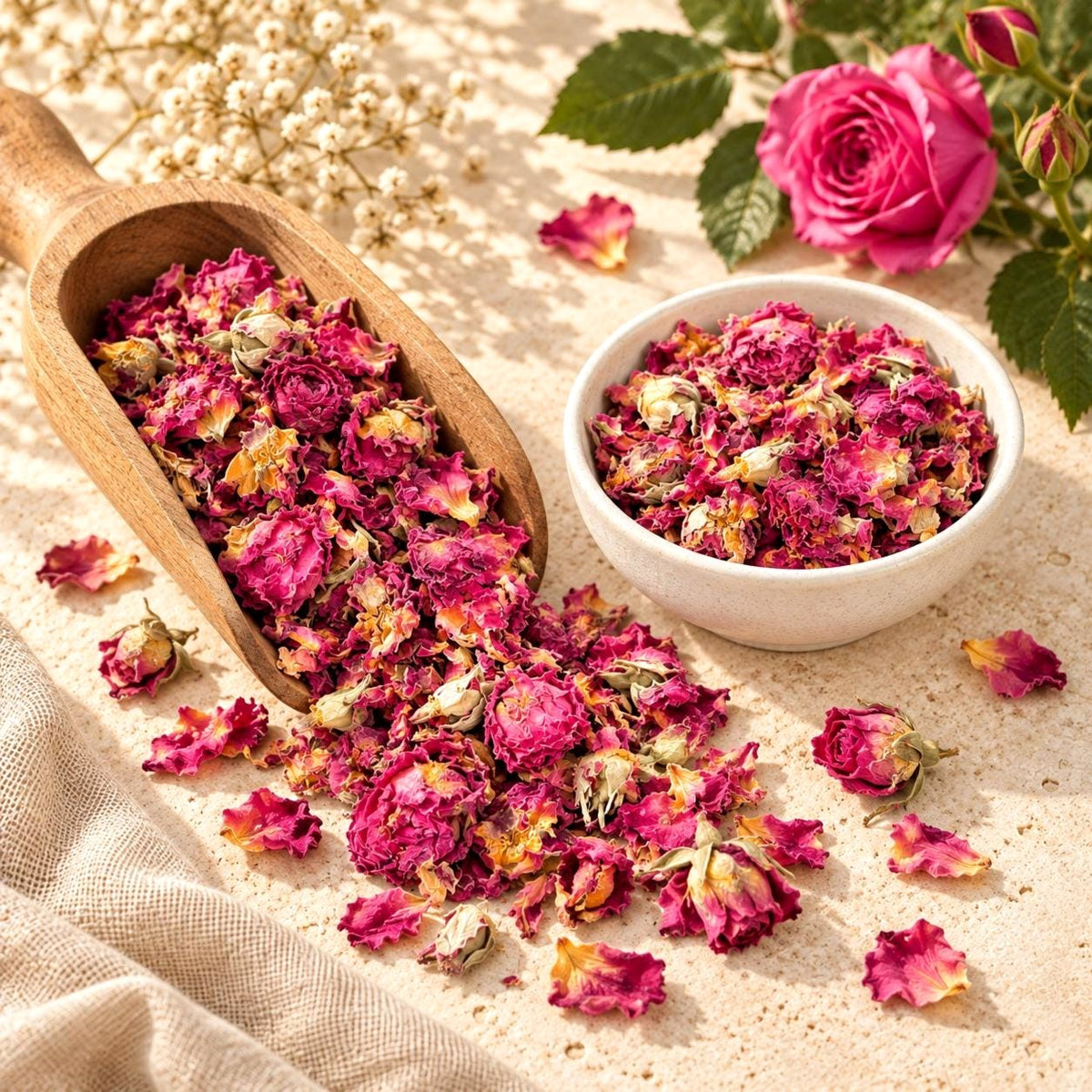 Rose Buds & Petals