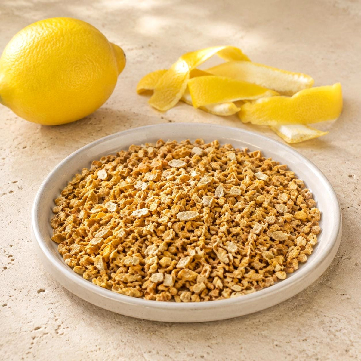 Dried Lemon Peel | Cut & Sifted