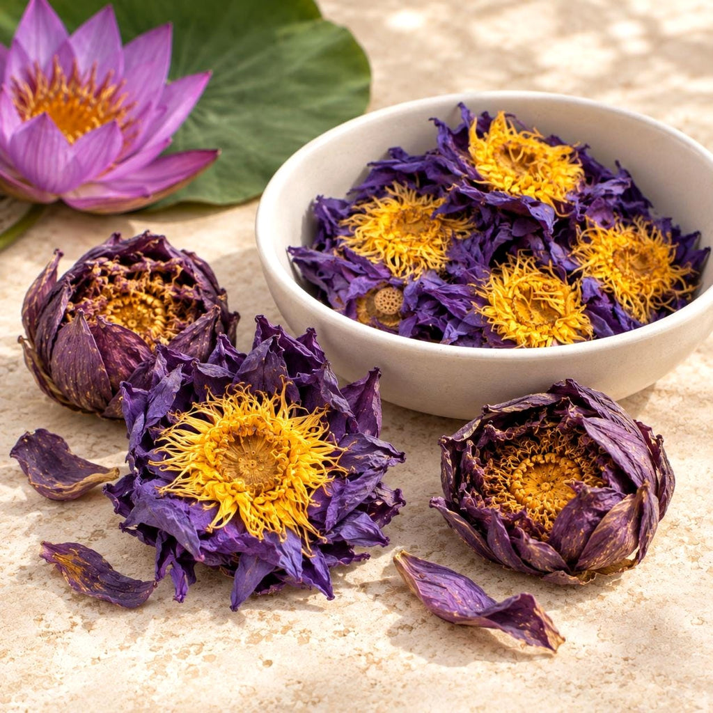 Purple Lotus Whole Flowers