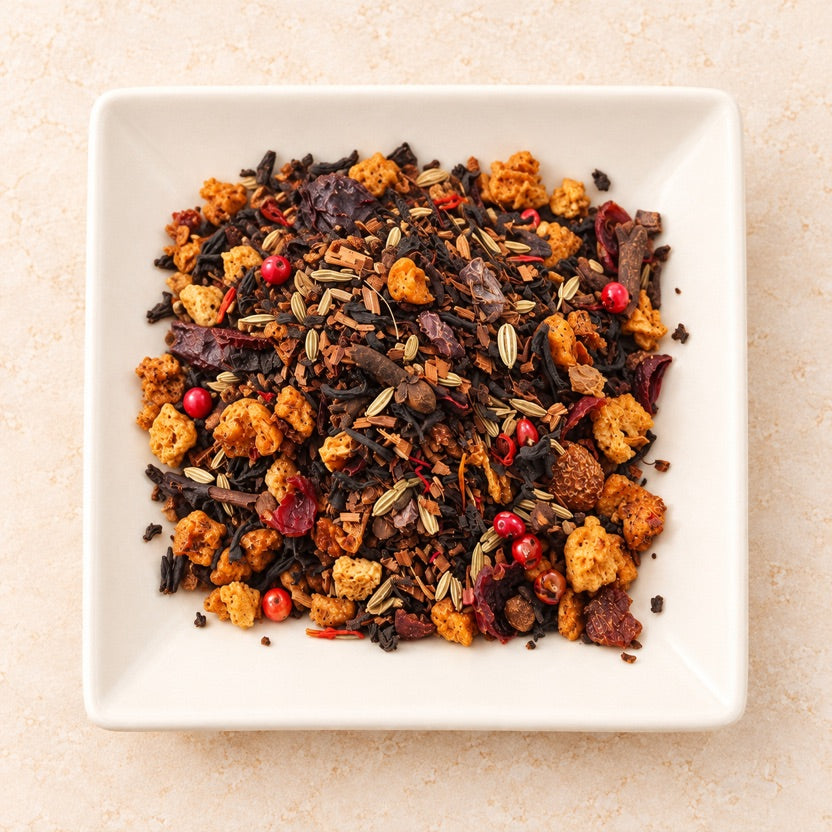 Christmas Fire Tea — alternate view